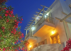 Front of property – evening/night