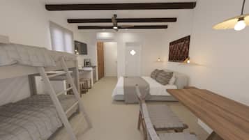 Deluxe Room (4 Guests) | 1 bedroom, in-room safe, soundproofing, free cribs/infant beds