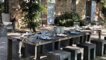 Opções para refeição ao ar livre