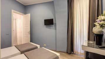 Camera City con letto matrimoniale o 2 letti singoli | Biancheria da letto di alta qualità, copriletto in piuma