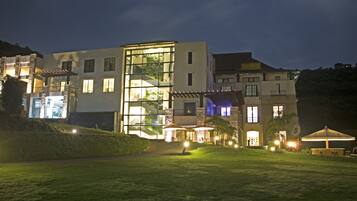 Front of property – evening/night