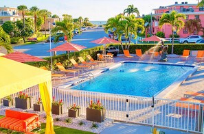 2 outdoor pools, a heated pool, free pool cabanas, pool umbrellas - St Pete Beach Suites (St. Pete Beach)