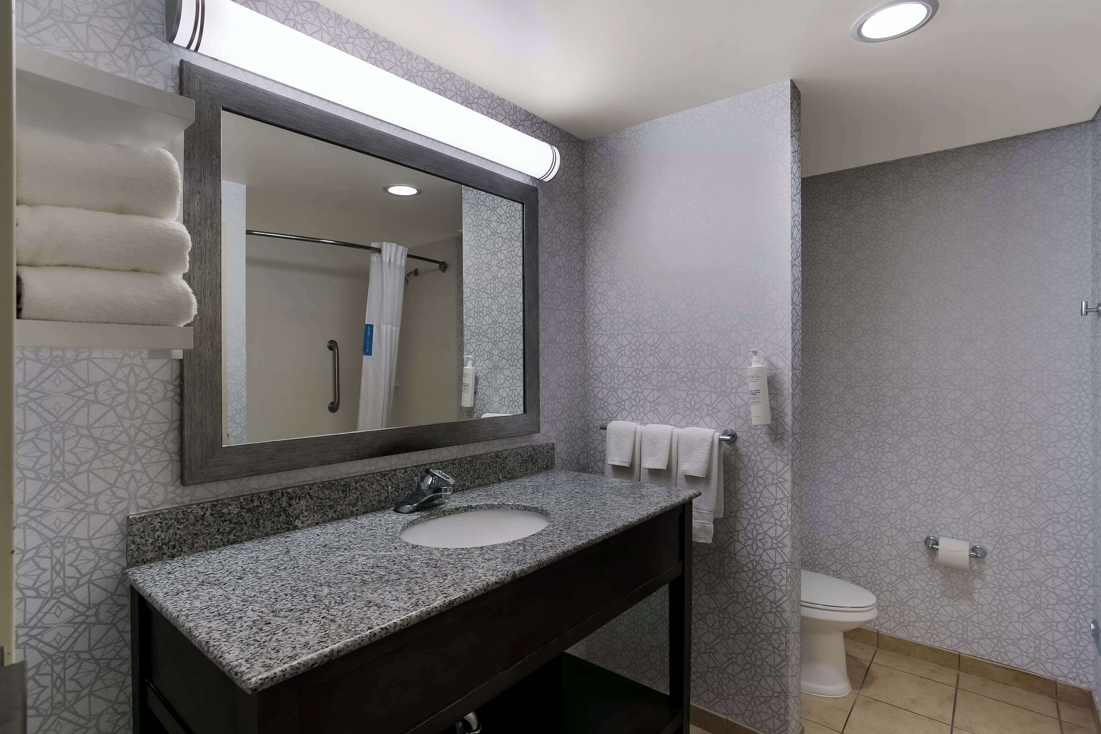 room, 1 king bed with sofa bed, non smoking | bathroom | combined shower/bathtub, free toiletries, hair dryer, towels