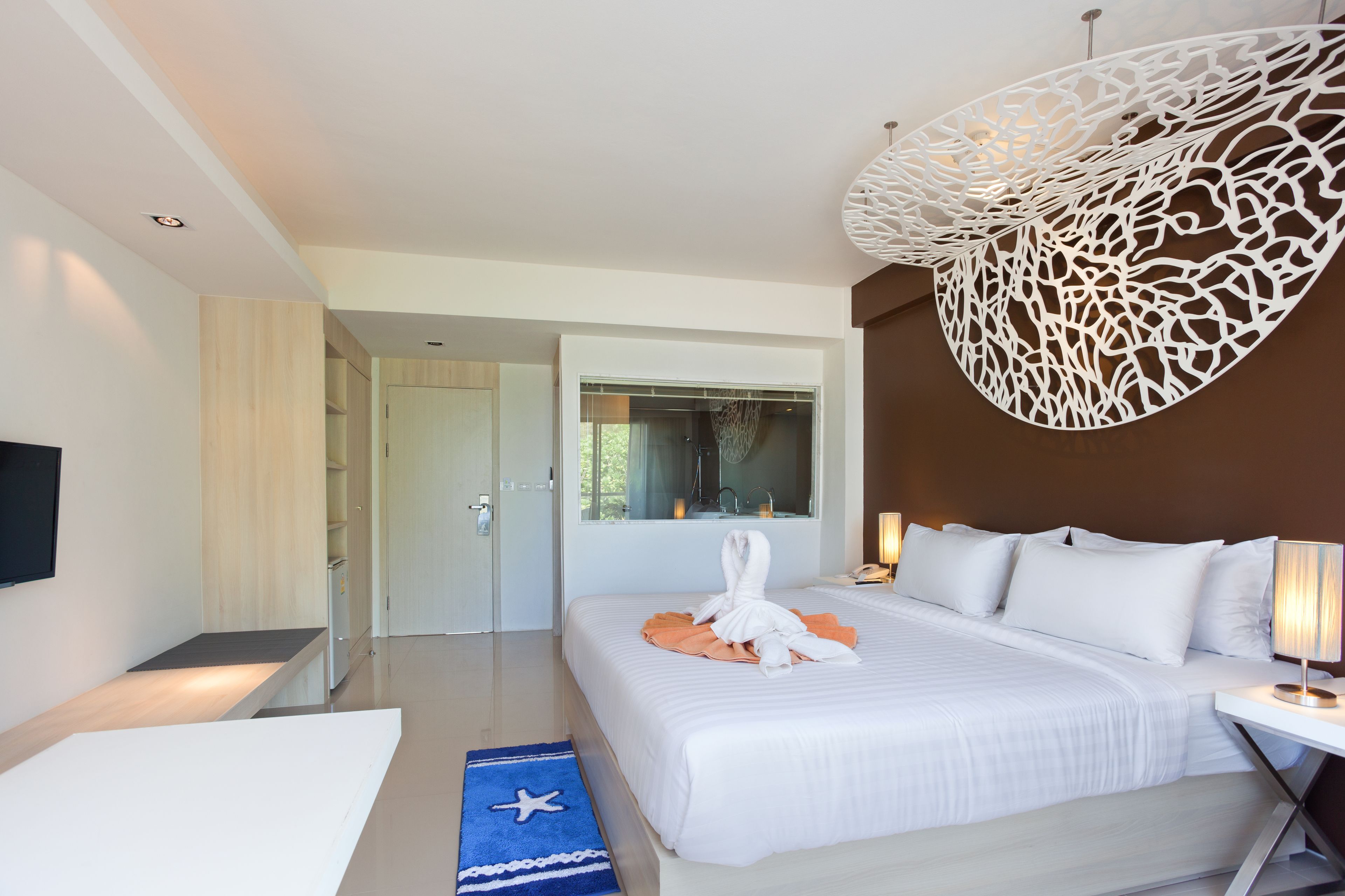 coral deluxe seaview b | in-room safe, desk, blackout curtains, iron/ironing board