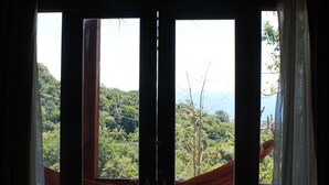 Bungalow – comfort, 1 dobbeltseng, hageutsikt