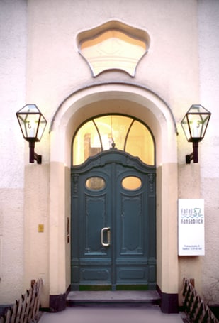 Entrada de la propiedad. Hotel Hansablick Berlin