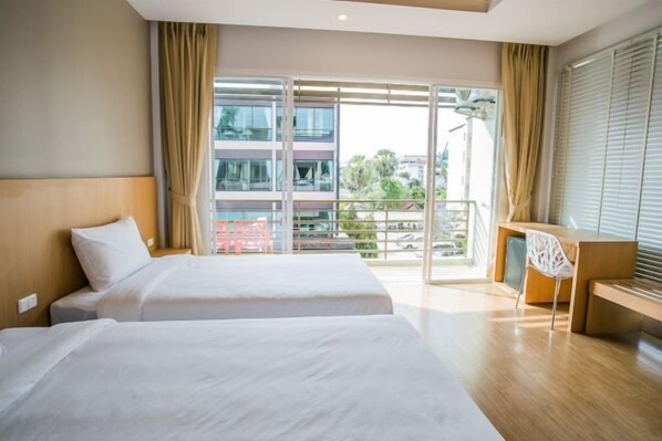 In-room safe, desk, cots/infant beds, free WiFi