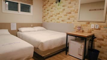 Triple Room (Max 3 only,NoView) | Down comforters, iron/ironing board, free WiFi