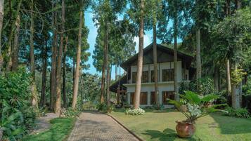 Façade de l’hébergement