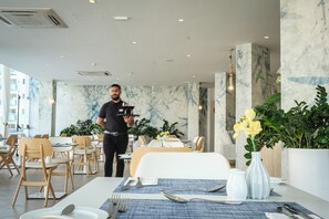 Breakfast, lunch, dinner served; international cuisine  - Infinity Blu - Designed for Adults (Paralimni)