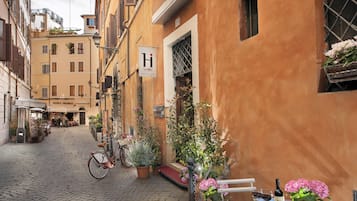 Fassade der Unterkunft