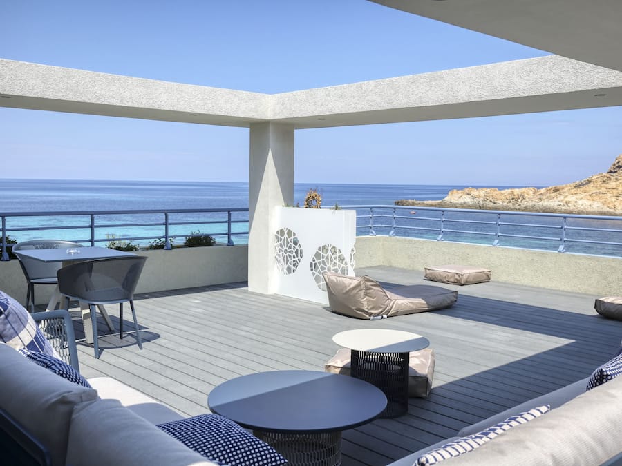 Exclusive Room, 1 King Bed, Terrace (Larger Room) | Water view