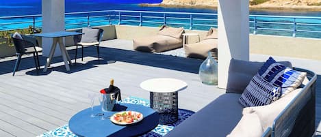 Exclusive Room, 1 King Bed, Terrace (Larger Room) | Balcony