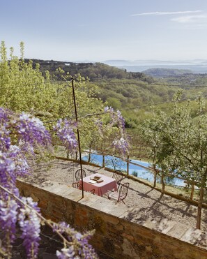 Apartment, 1 Queen Bed with Sofa bed, Garden View | Terrace/patio - Agriturismo Il Serraglio (Montepulciano)