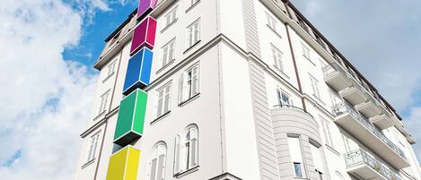 Facciata della struttura