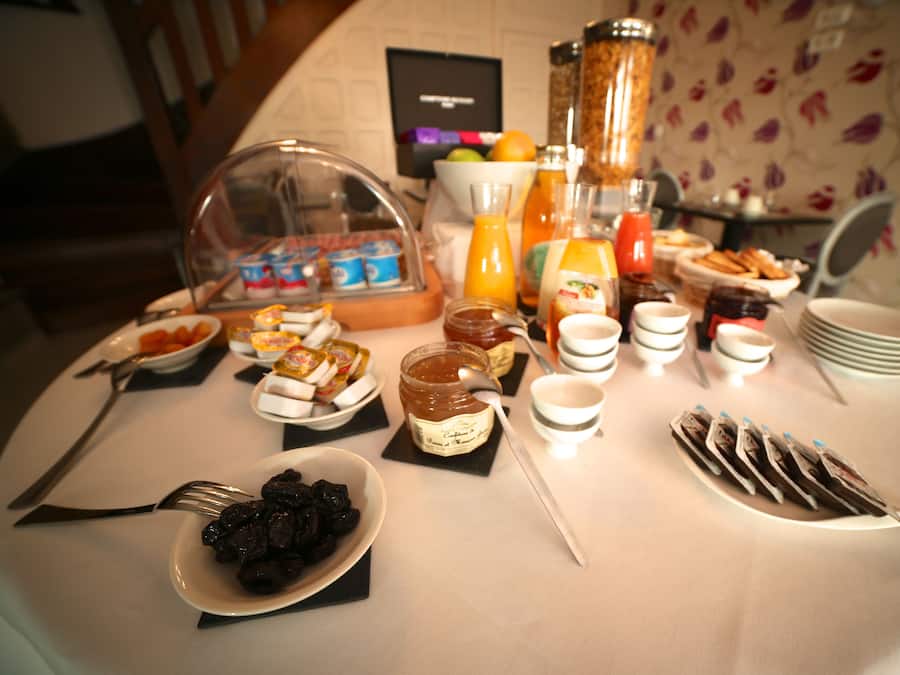 Daily buffet breakfast (EUR 14.00 per person)