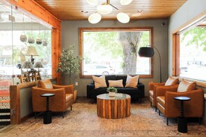 Sitteområde i lobbyen