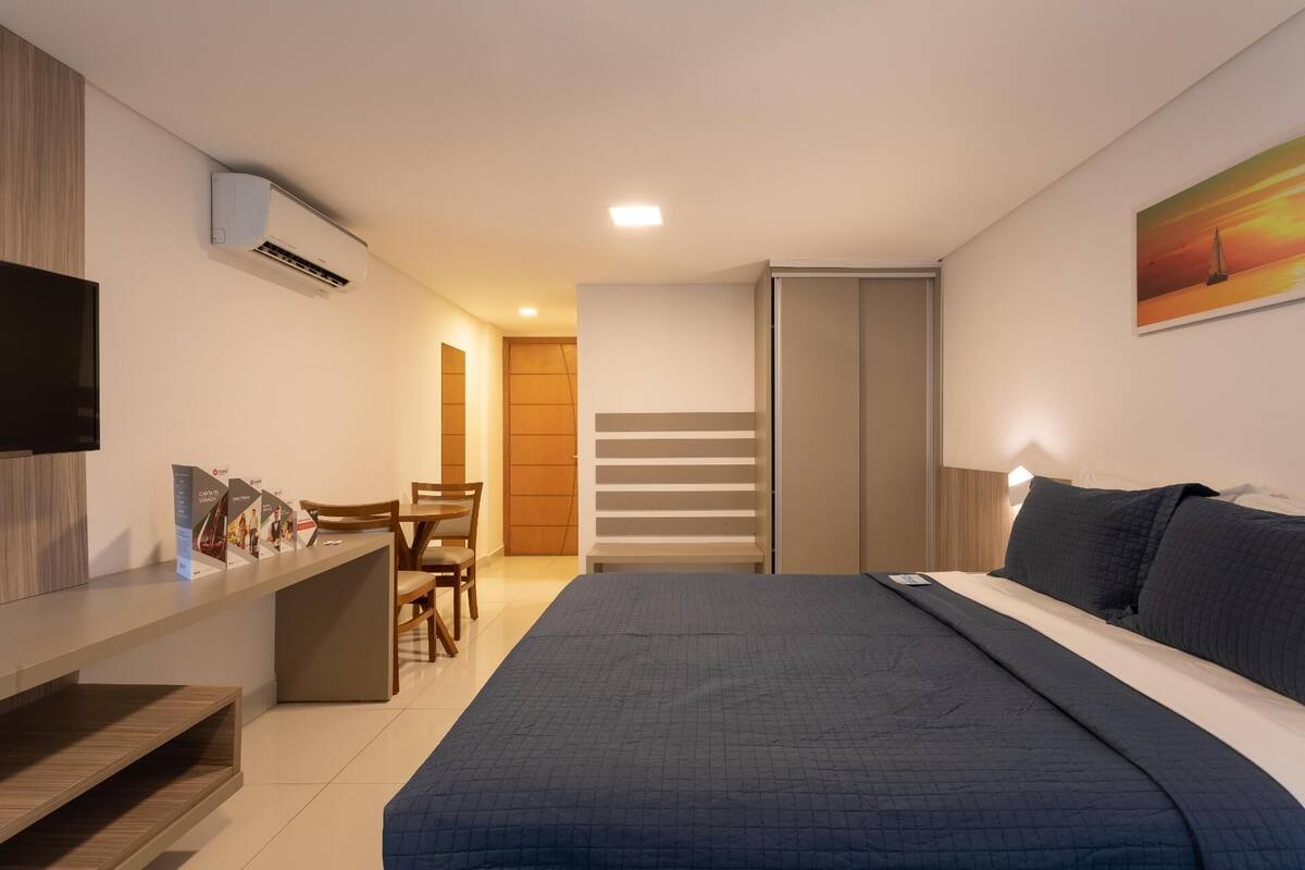 Minibar, cunas gratuitas, wifi gratis y ropa de cama