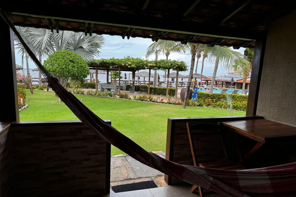 Basic Double Room, Garden View | Terrace/patio