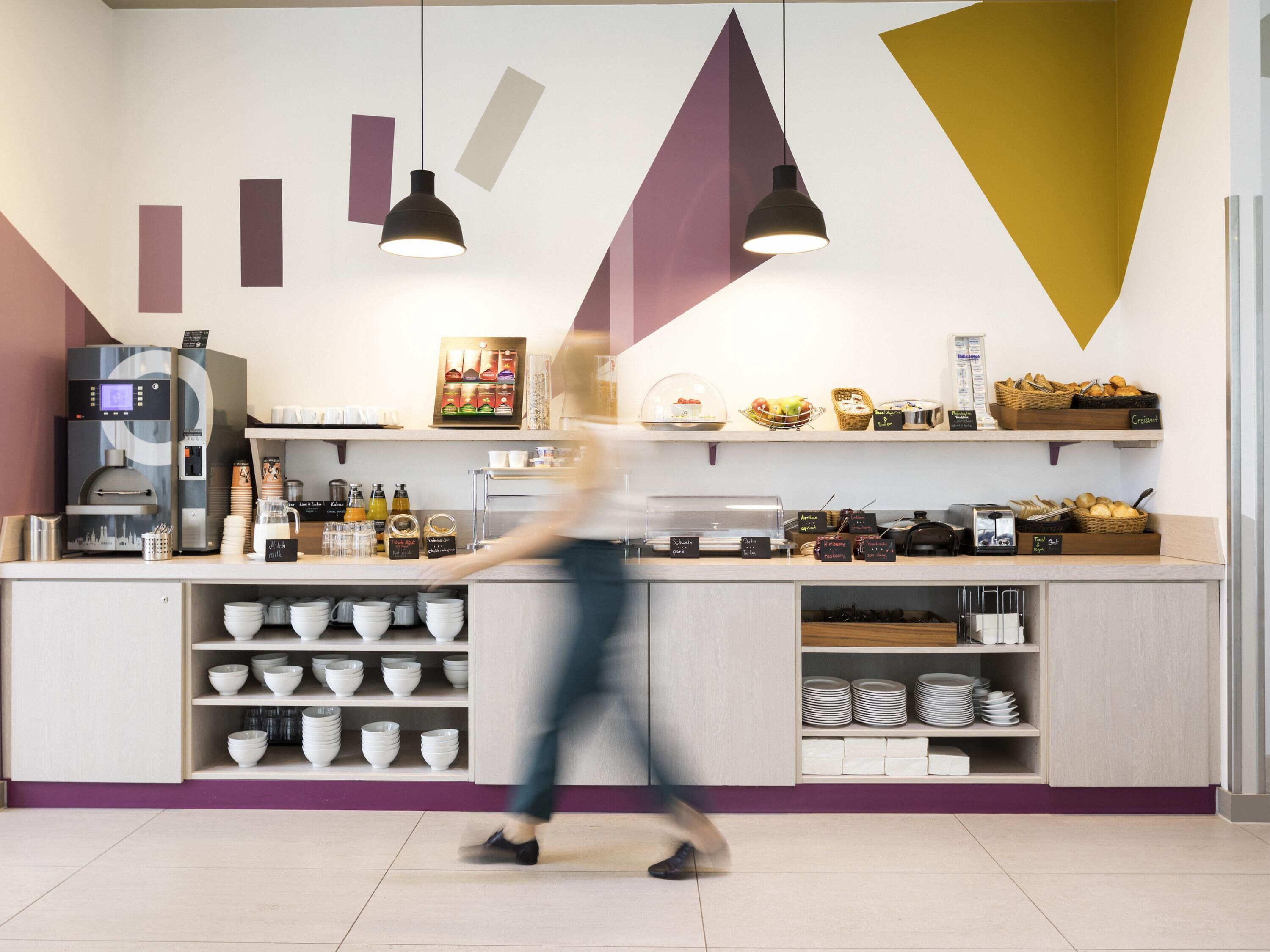 daily buffet breakfast (eur 18 per person)