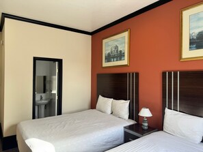 Standard Room, 2 Queen Beds, Non Smoking (Private Bathroom ) | Bathroom | Shower, hair dryer, towels, soap - Europa Hotel (San Francisco)