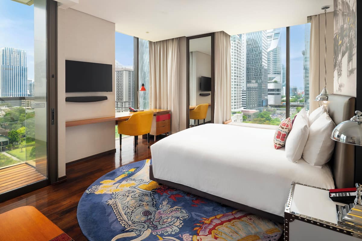 Phòng Tiêu chuẩn, 1 giường cỡ king, quang cảnh vườn, góc (Balcony) | 1 phòng ngủ, bộ đồ giường cao cấp, két bảo mật tại phòng