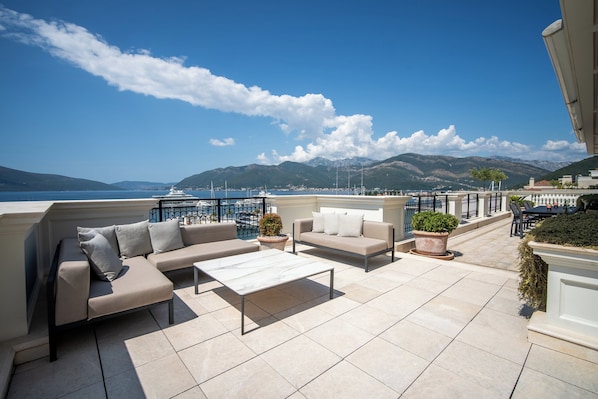 Premium bedding, down duvets, memory-foam beds, minibar