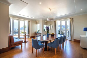 Premium bedding, down duvets, memory-foam beds, minibar