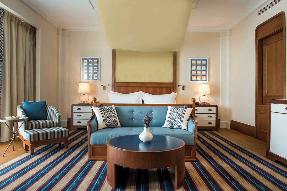 Premium kamer, 1 kingsize bed | 1 slaapkamer, luxe beddengoed, donzen dekbedden