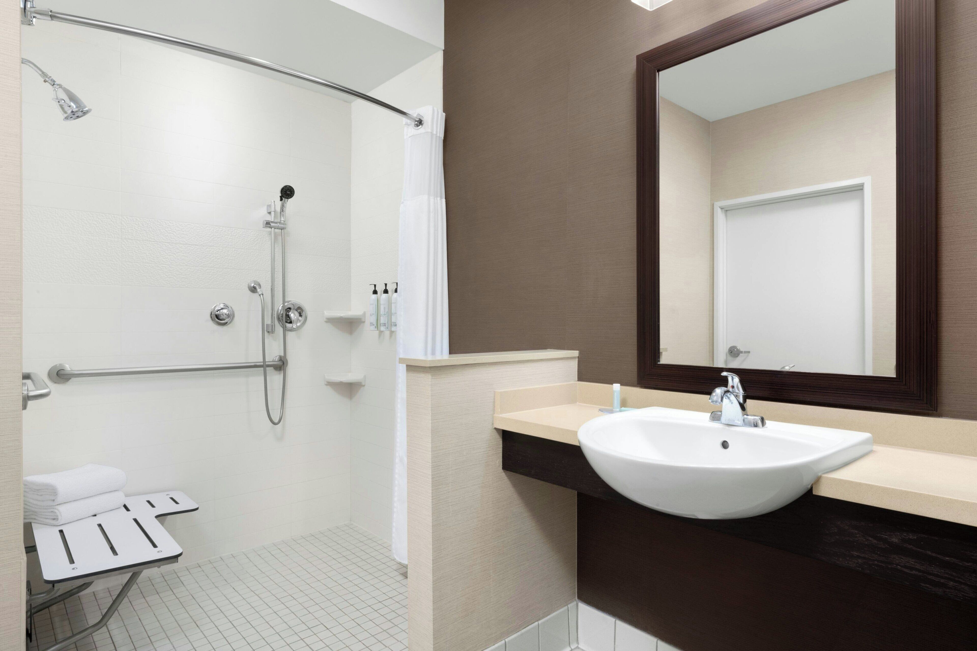 free toiletries, hair dryer, towels, soap