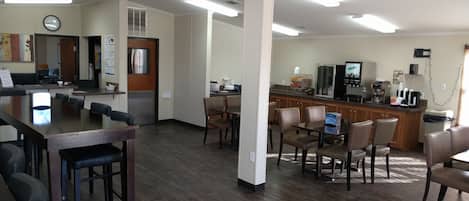 Free daily full breakfast