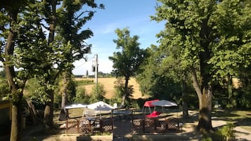 Blick von der Unterkunft