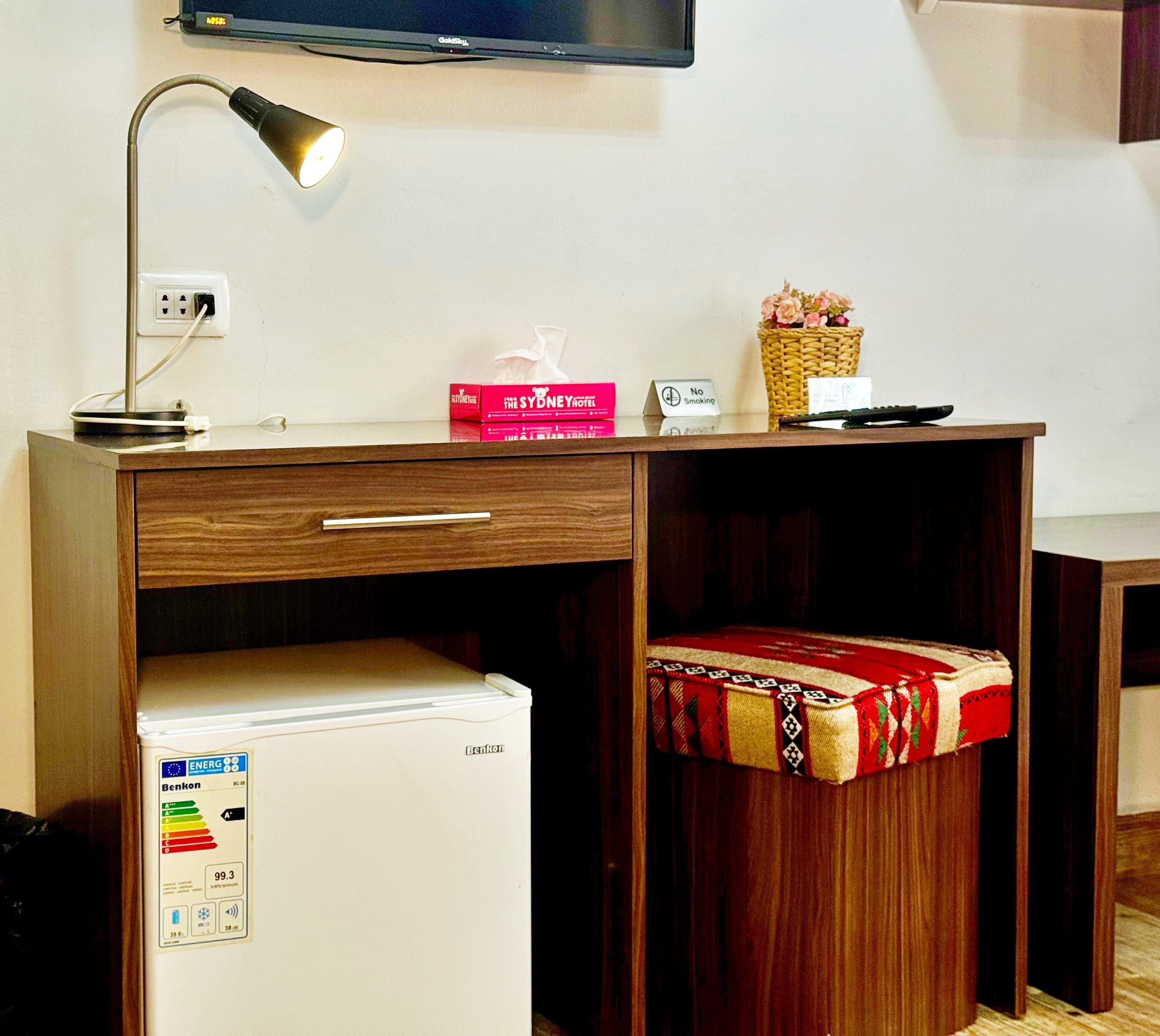 classic double room | in-room safe, desk, laptop workspace, iron/ironing board