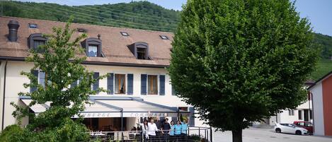 Façade de l’hébergement