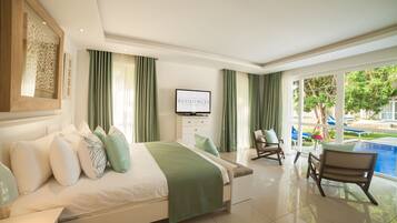 エクスクルーシブ ヴィラ 3 ベッドルーム マウンテンビュー | 3 室のベッドルーム、エジプト綿のシーツ、高級寝具、セーフティボックス (室内)