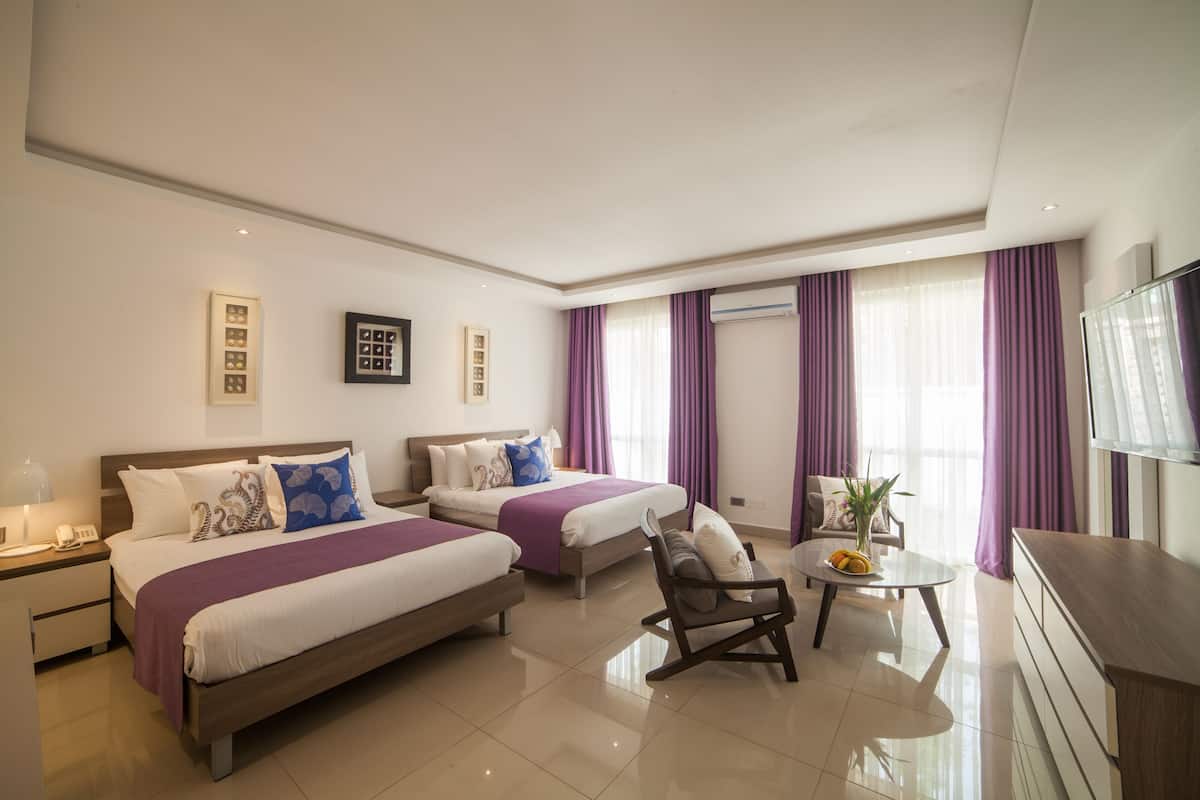 luxury villa, 3 bedrooms, pool view | 3 bedrooms, egyptian cotton sheets, premium bedding, in-room safe