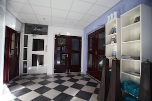 Interior entrance