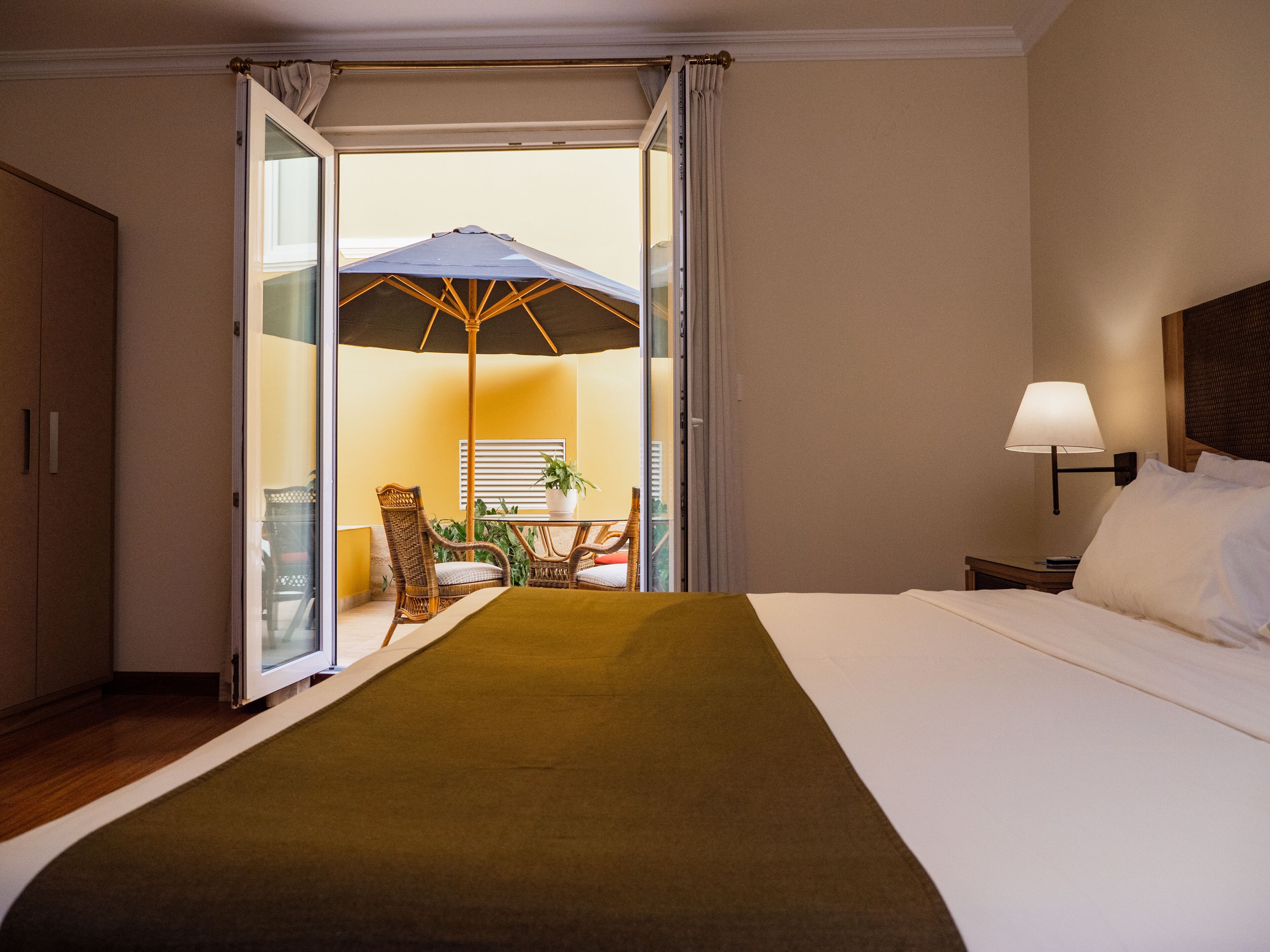 superior room, 1 king bed, terrace | 1 bedroom, minibar, in-room safe, desk