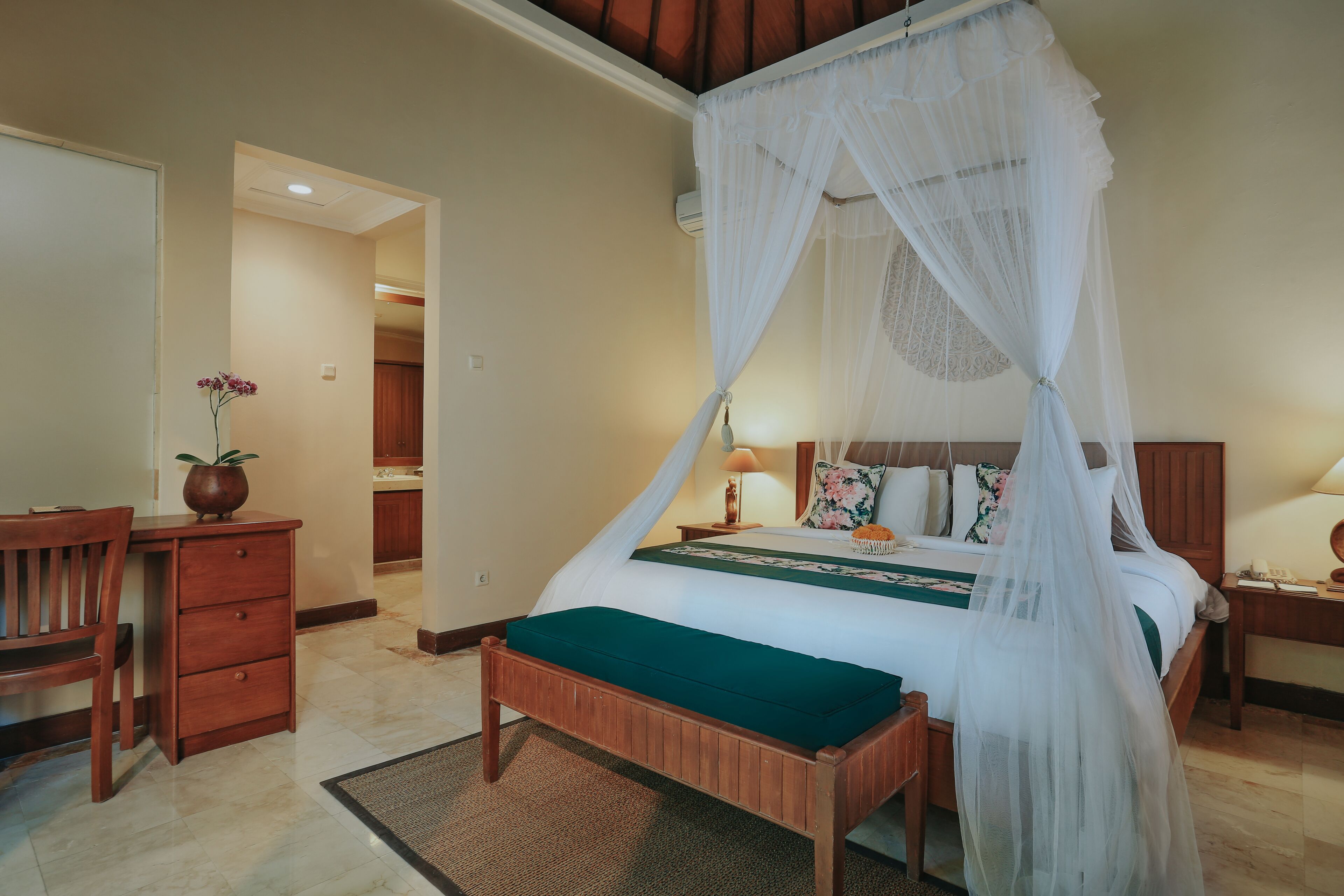 1 bedroom executive villa private pool | 1 bedroom, in-room safe, desk, laptop workspace
