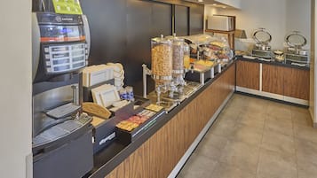 Petit déjeuner continental compris tous les jours