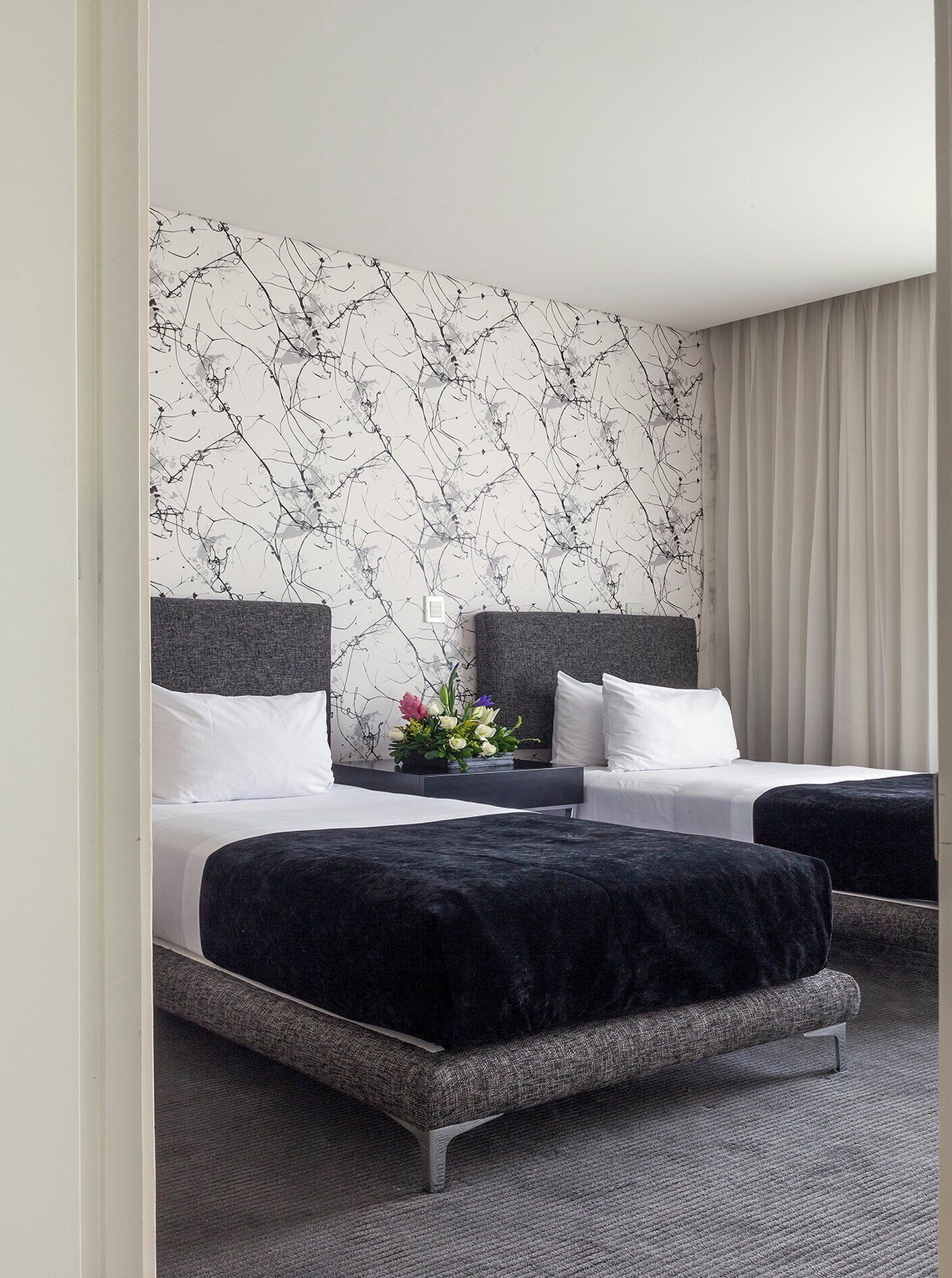 Superior Room, 2 Double Beds | In-room safe, desk, soundproofing, free cots/infant beds