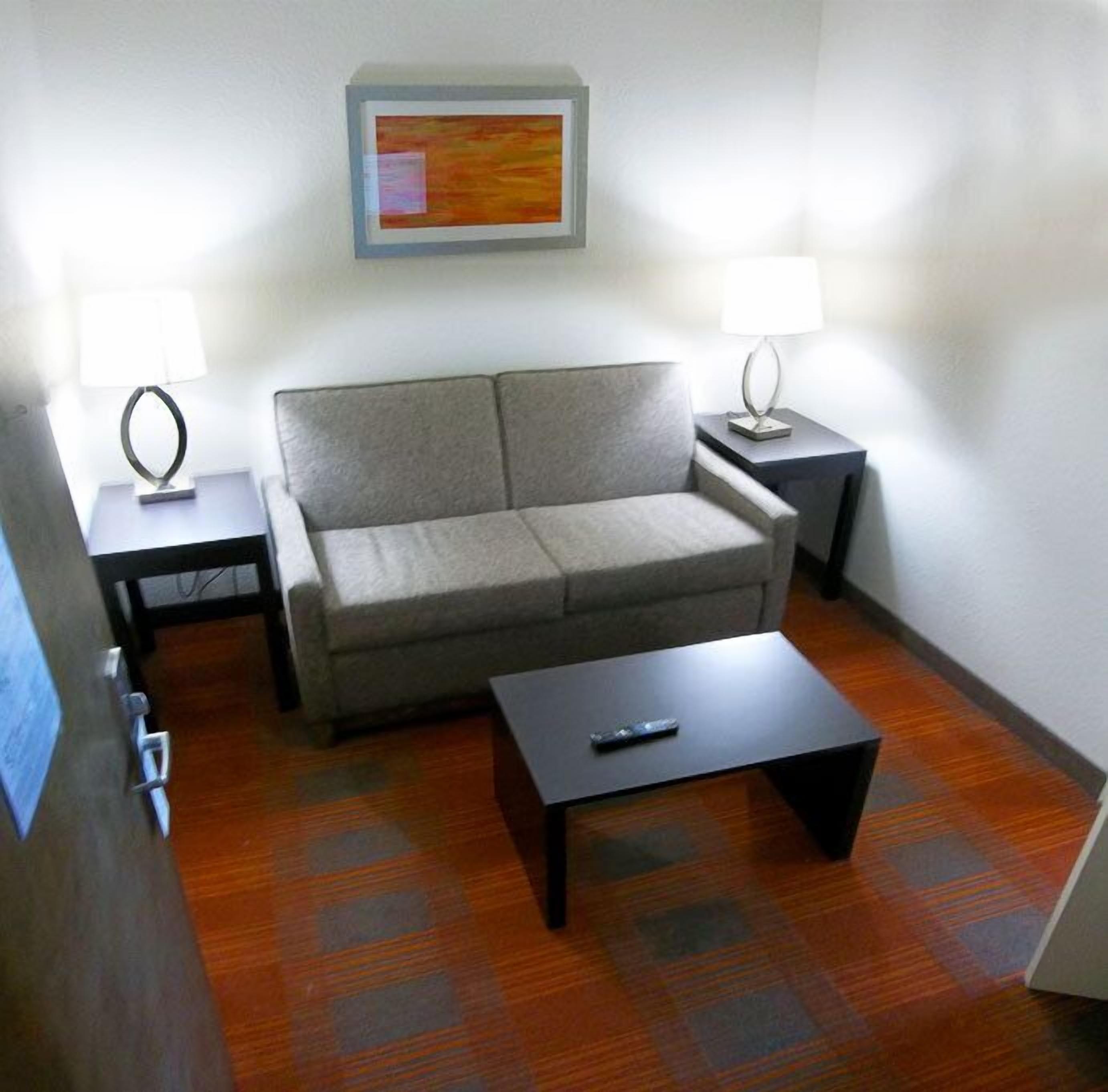 Efficiency, Suite, Multiple Beds, Non Smoking | Living room | 42-inch LCD TV with cable channels, TV