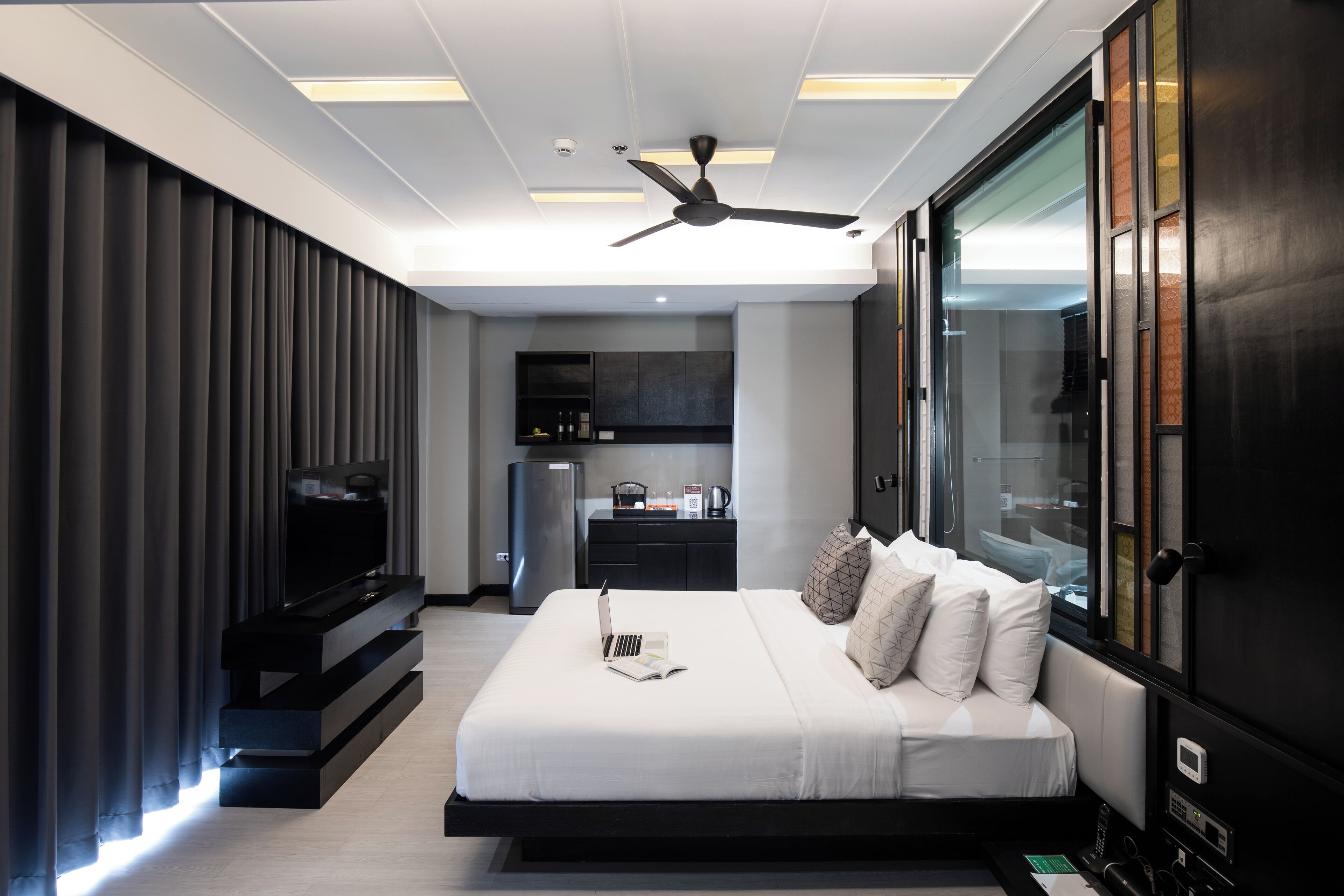 Minibar, in-room safe, desk, blackout drapes