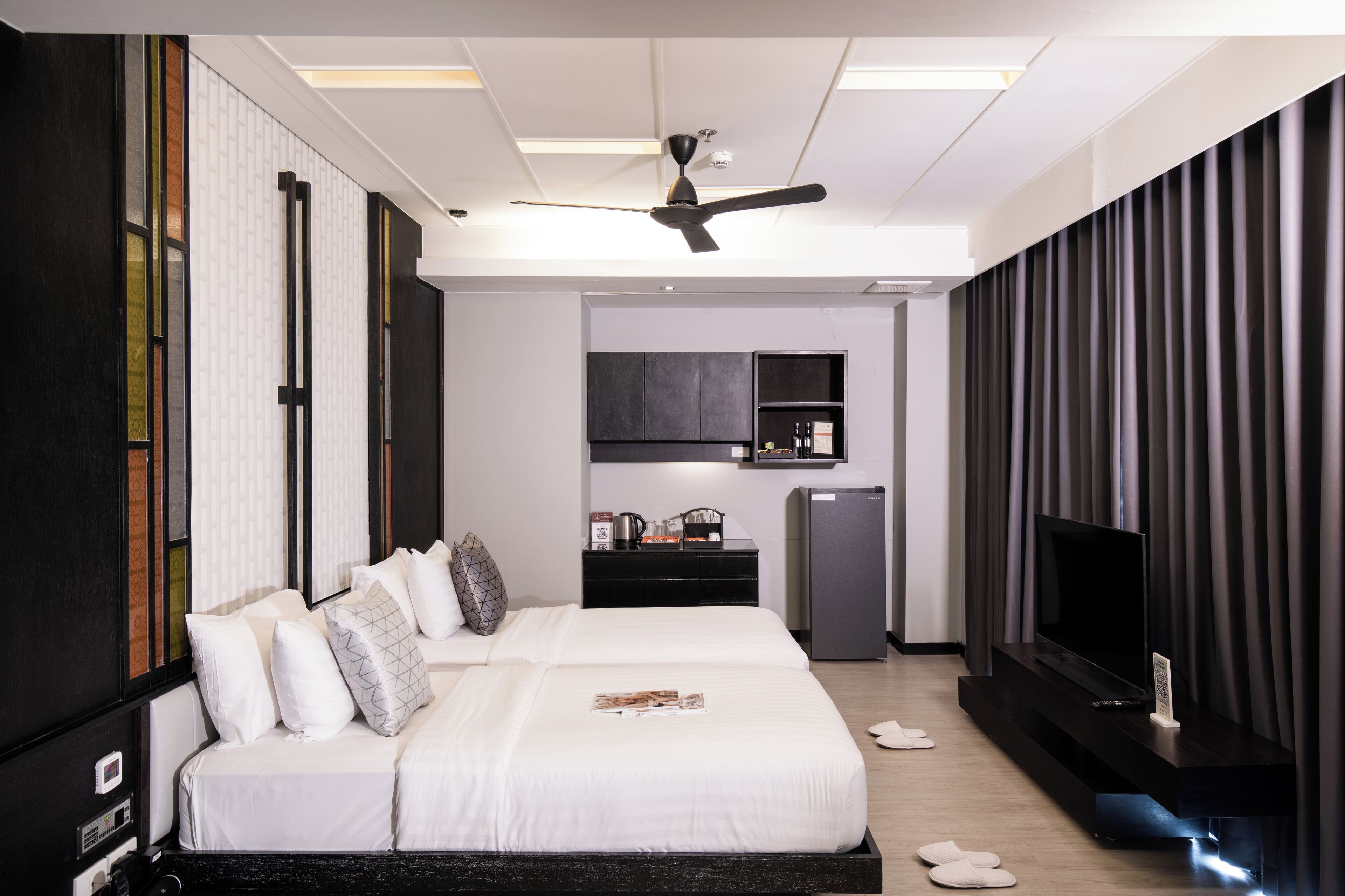 minibar, in-room safe, desk, blackout curtains