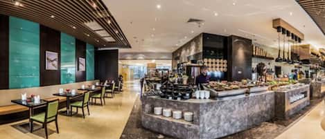 Buffet breakfast for a fee