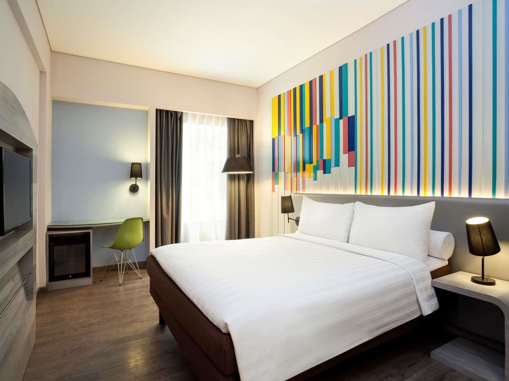 Minibar, in-room safe, desk, blackout curtains