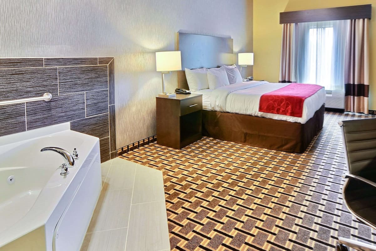 Phòng Suite, 1 giường cỡ king và sofa giường, phù hợp cho người khuyết tật, không hút thuốc | Két bảo mật tại phòng, bàn, bàn ủi/dụng cụ ủi quần áo