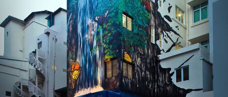 Fachada de la propiedad