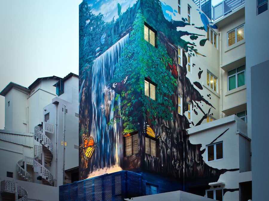 Fachada de la propiedad