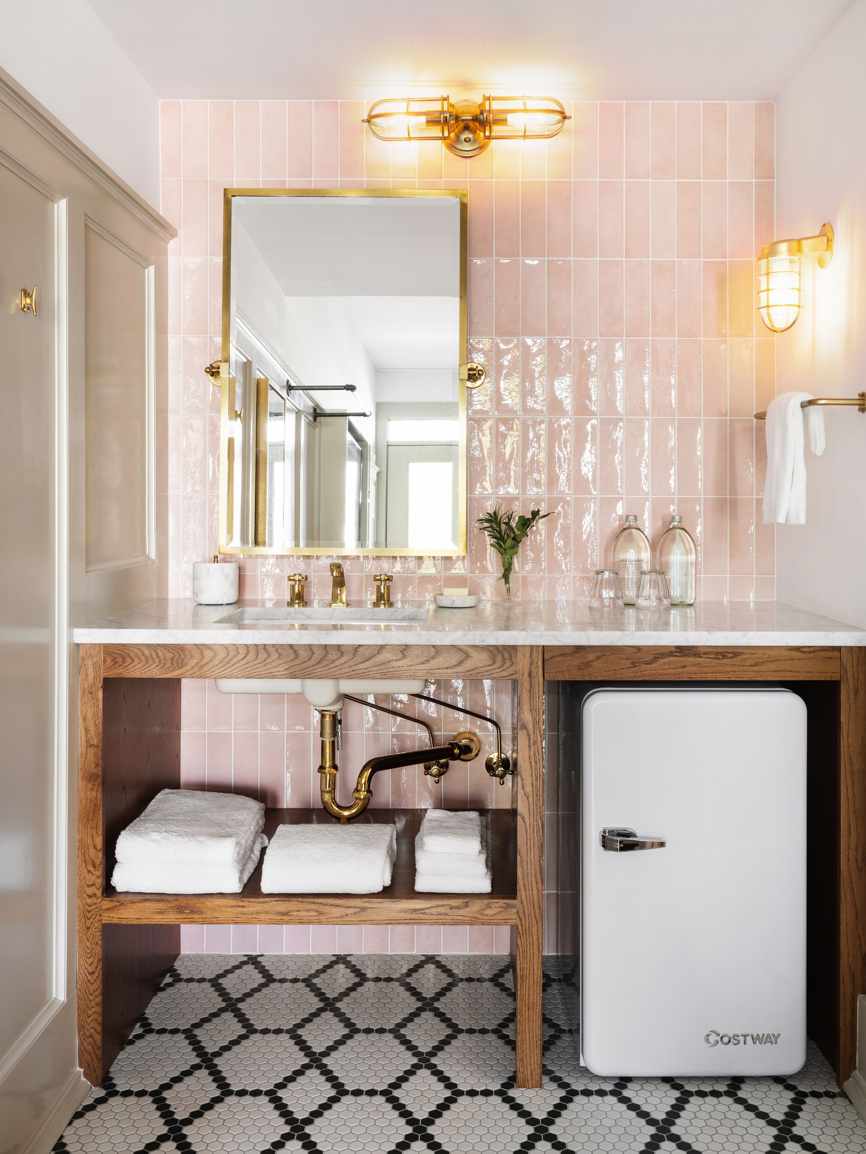 shower, designer toiletries, hair dryer, bathrobes